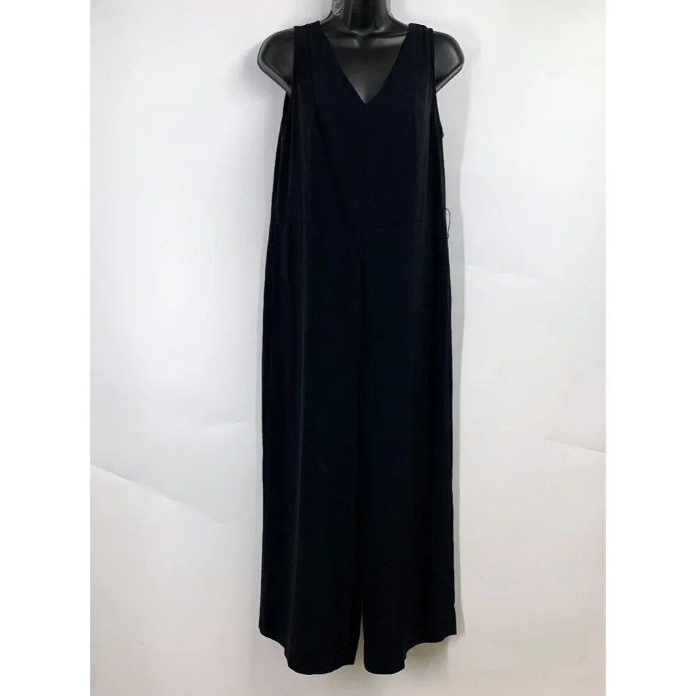 Everlane Women's The Japanese GoWeave Sleeveless Belted Jumpsuit Size‎ 2